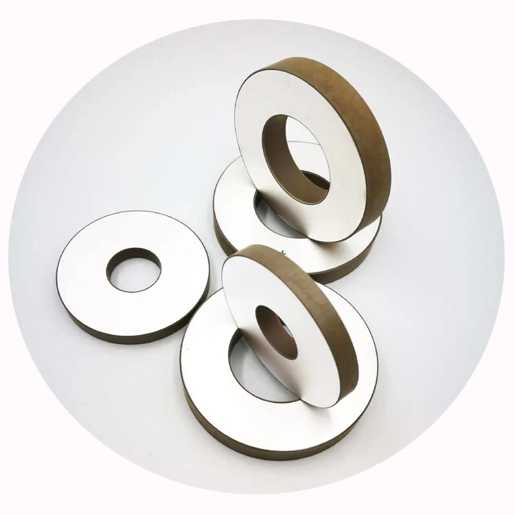 Pzt4 Pzt5 Pzt8 Material Piezo Ceramic Tube Disc Ring Different Piezoelectric Ceramic Pzt For Ultrasonic Transducer