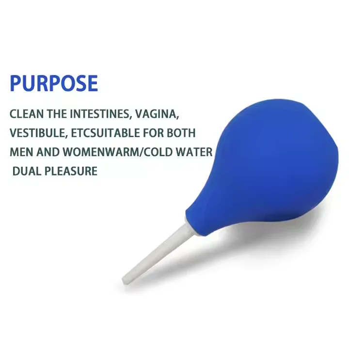 New Enema Rectal Shower Large Capacity Enema Ball Injection Anal Cleaning Kit, Reusable Anti Reflux Enema Anal Sex Adult Toy