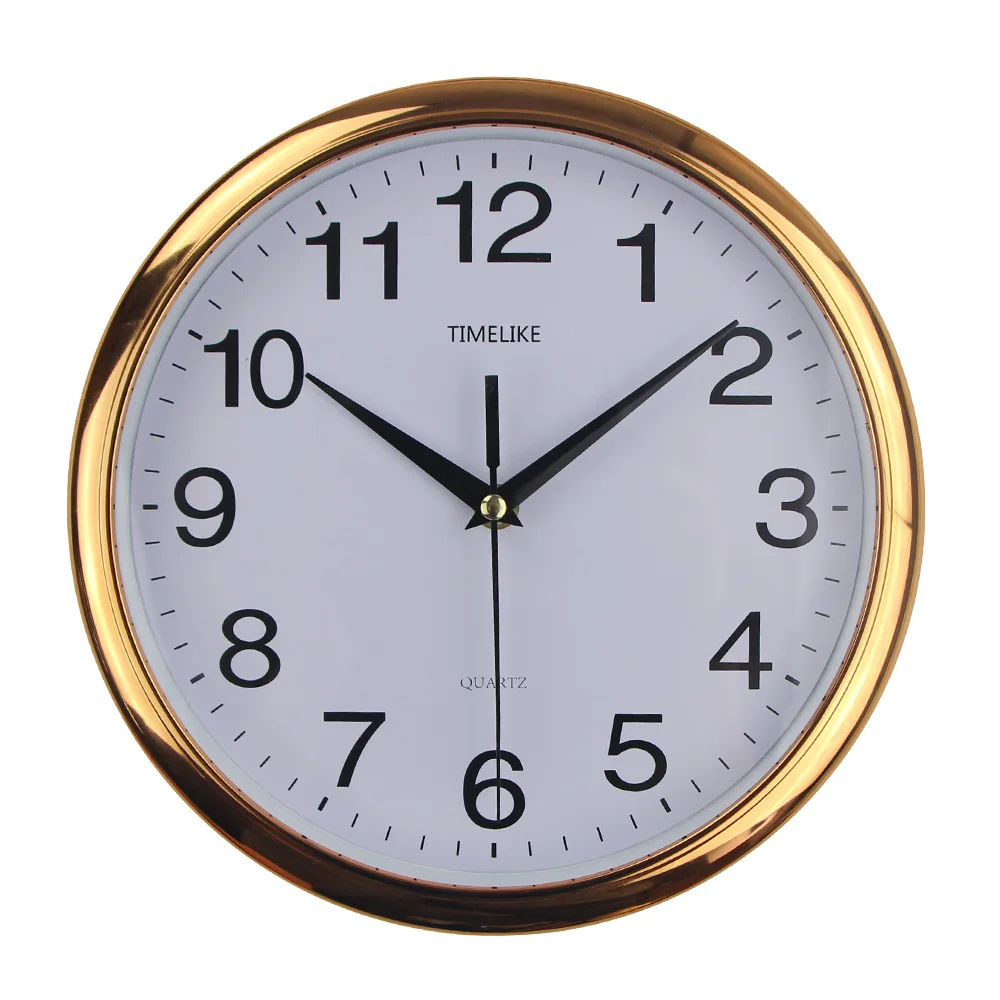 Clock Wall clock, living room, fashionable and minimalist plastic clock
