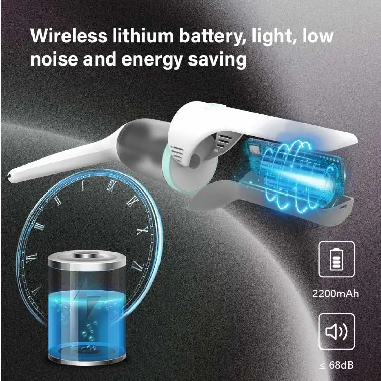 Cordless Electric Handheld window squeegee vacuum cleaner New designed Cordless 2 in 1 Automatic squeegee