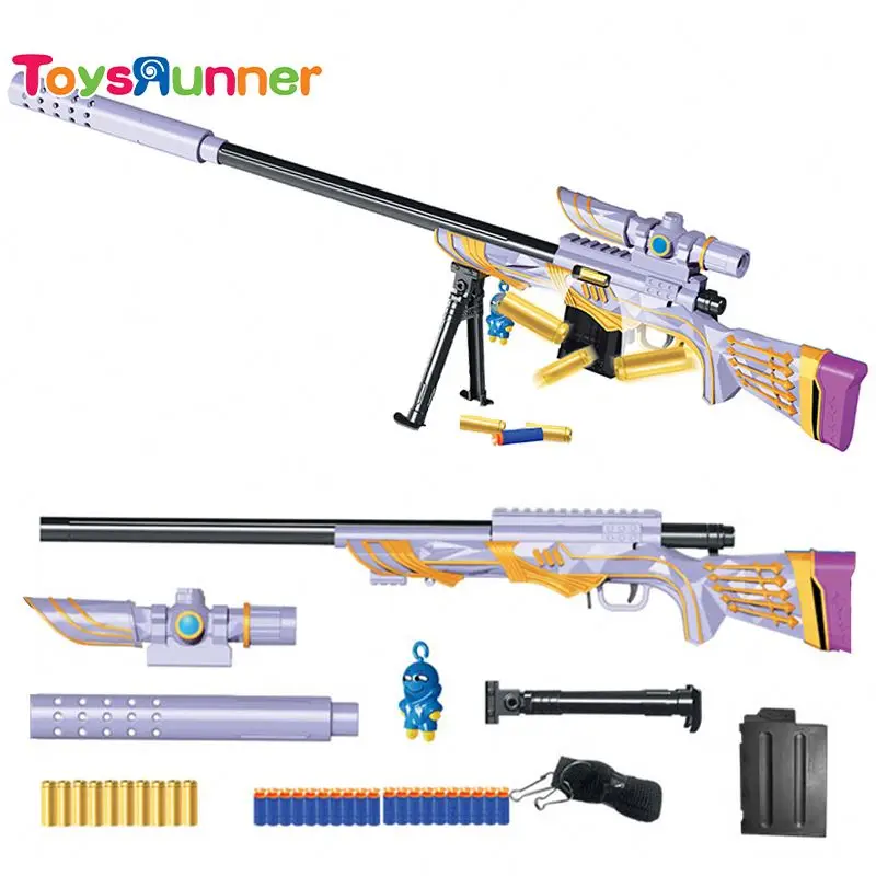 Abtomat Laser Ruunjoy Jouet Mainan M416 Metal Airsoft Pistola Hk416D Soft De Bullet Water Ball Blaster Gun Toy M416