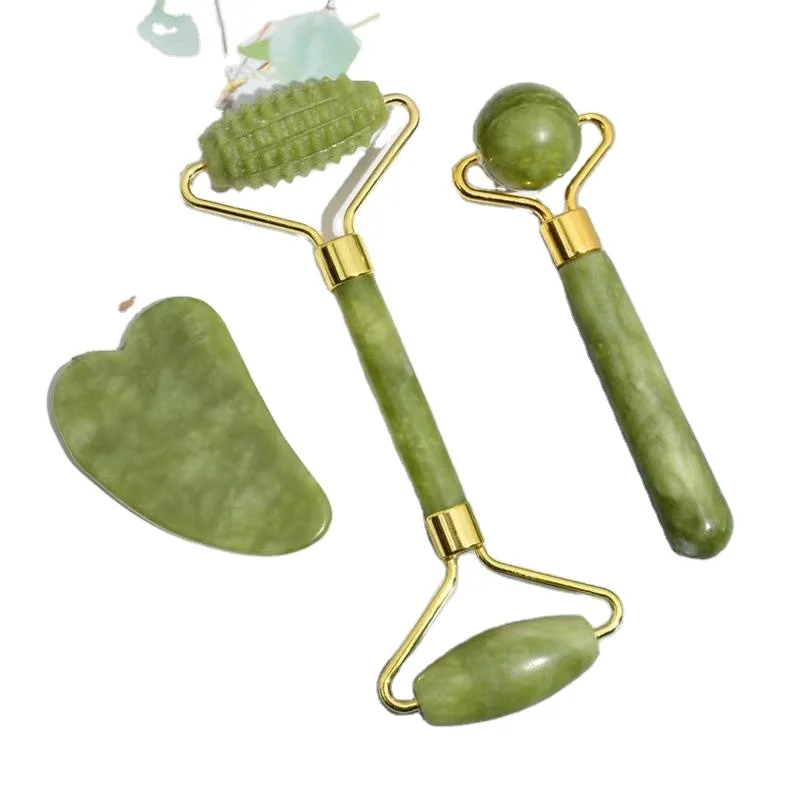Hot Sale Face Massage Rollers 2022 The Best Selling Yellow Jade Roller Of Cosmet For Wholesale