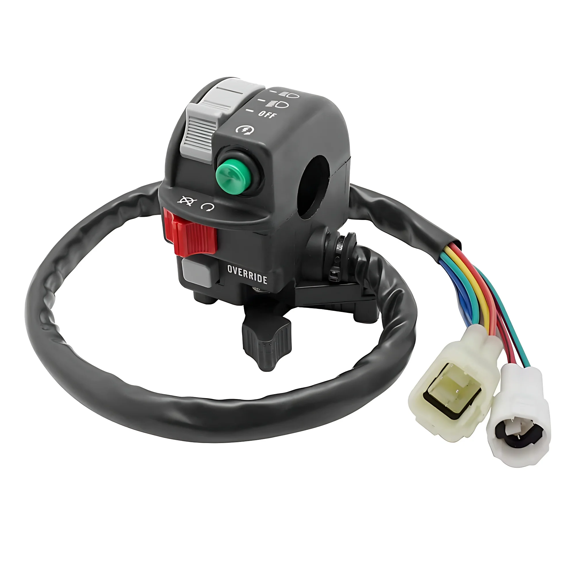 Left Handle Start Stop Headlight Switch For Yamaha Big Bear 400 Kodiak 450 Grizzly 350 400 450 660 YFM350 YFM400 YFM450 YFM660