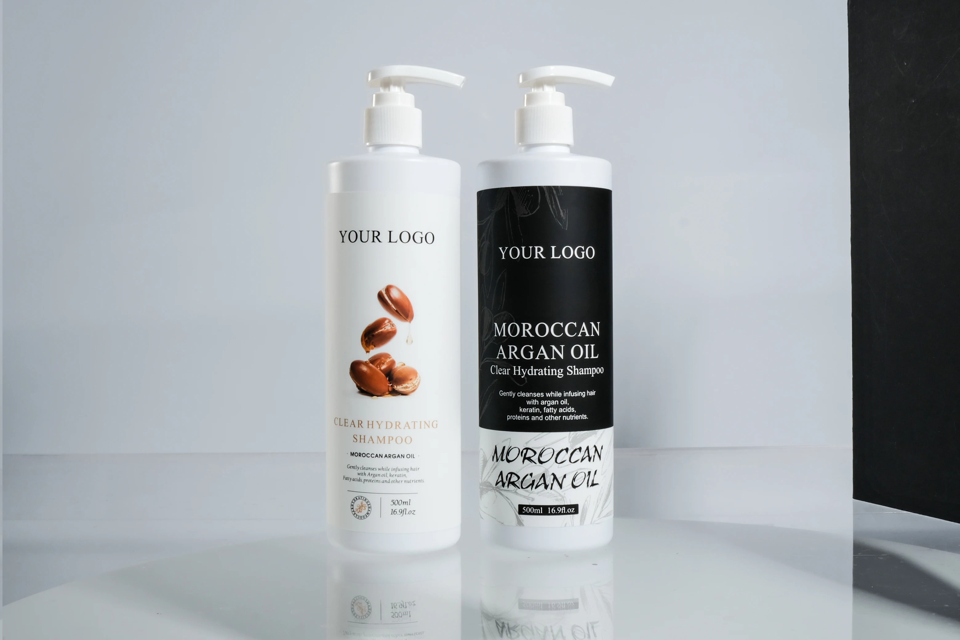 Wholesale OEM Natural Hair Care Products Moroccan Argan Oil Shampoo And Conditioner