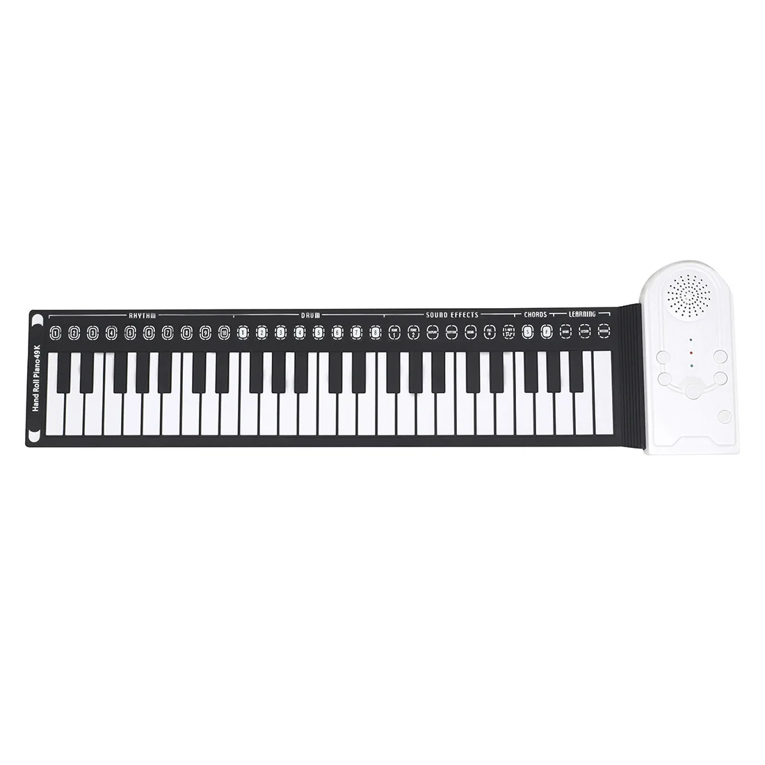 musical  49 key hand roll electronic piano Portable folding hand roll  Electronic keyboard instrument Electronic piano