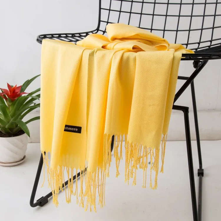 Women Scarf Imitation Cashmere Shawl Wraps for Evening Dress Bridesmaid Bridal Winter Warm Long Large Stole Scarf