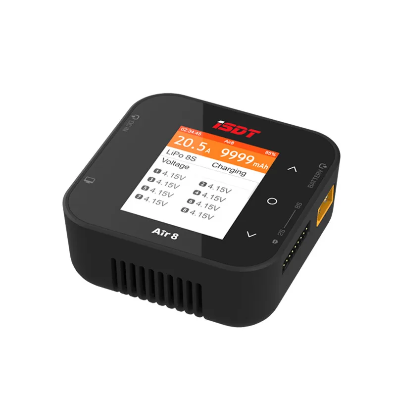 ISDT Air8 BattAir 500W 20A 15W High Power Smart Battery Balance Charger for 1-8S LiFe Lion LiPo ULiHV NiMH Pb Battery