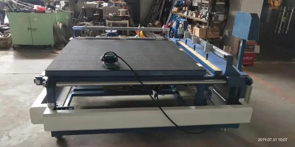 
Hot sell semi-automatic double-bridge interchange precision cutting machine glass semi-automatic cutting machine 