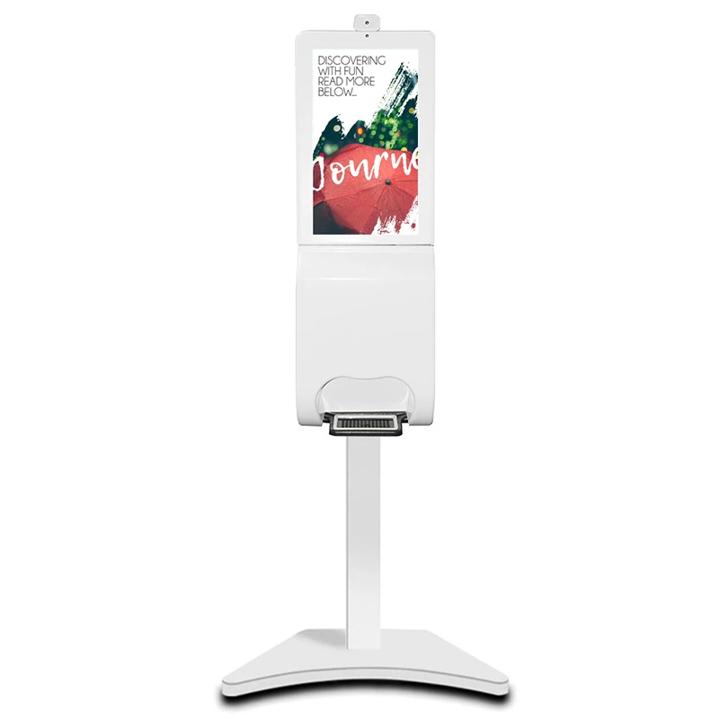 
21.5 inch LCD digital hand sanitizer advertising machine digital display to avoid infection of custom LCD screen 