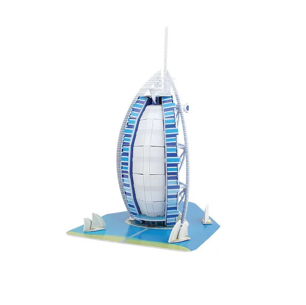 Картонные строительные игрушки «сделай сам», 3D Белый дом, наклонная башня Пизы, картонная модель, головоломка для раннего обучения, обучающие игрушки