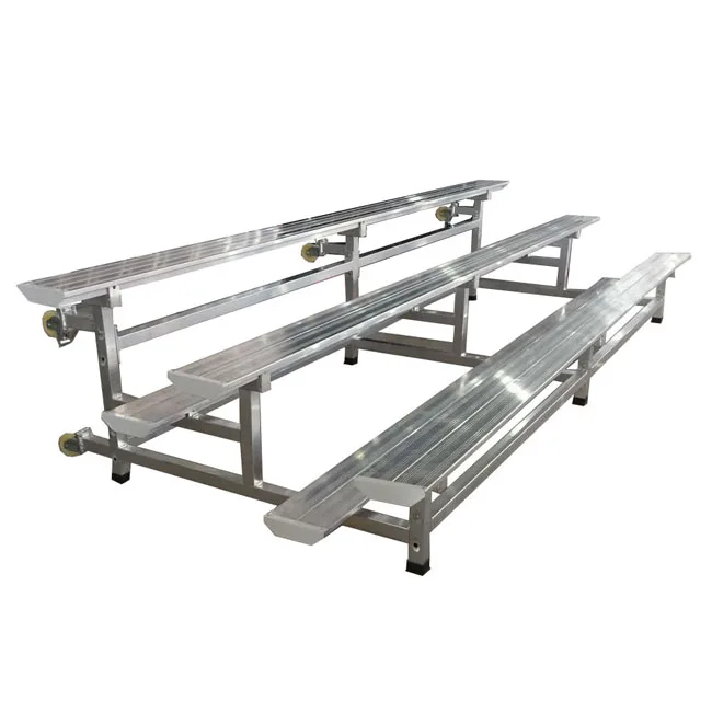 Aluminum Indoor Gym Bleachers with Soft Seating
