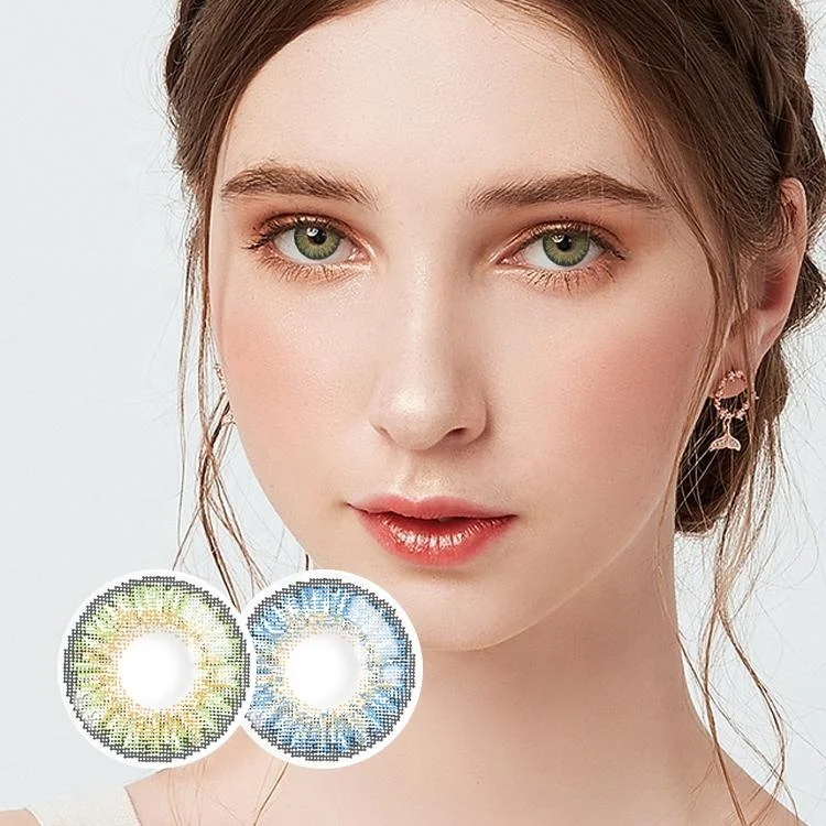 REALCON  New 3 Tone yearly color contact lenses charming natural color contacts lenses  natural  lens