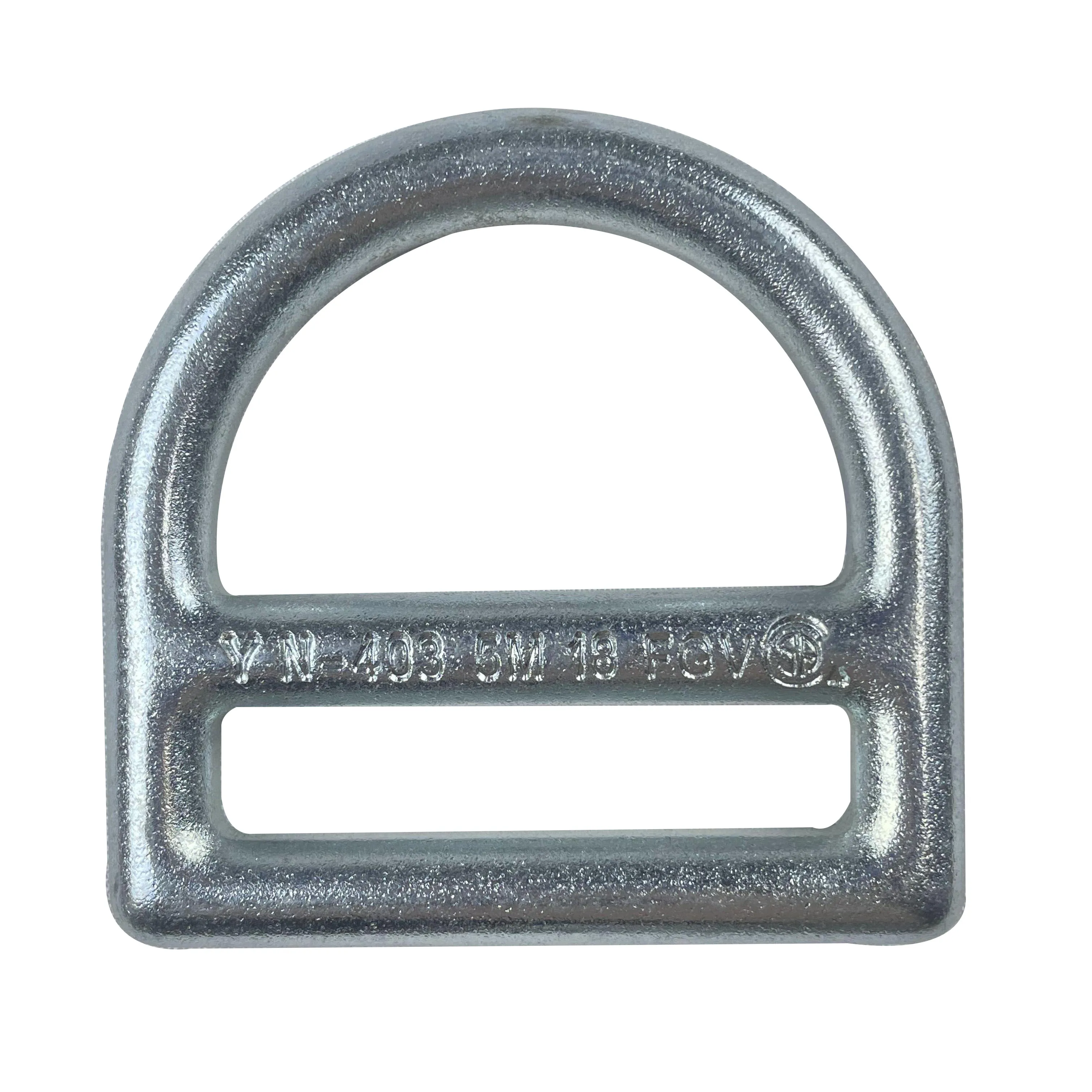 Webbing Strap Metal forge D Ring Buckle Cargo Lashing Steel Wholesale High Quality 45mm for Safety Harness Durable