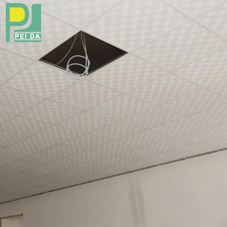 Lay In Modern PVC gypsum ceiling tile For Meeting Room