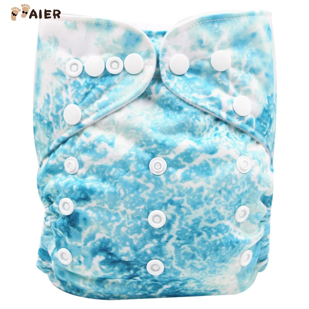 
Aier One Size Adjustable Washable Reusable Diapers Baby boy Cloth Diapers 