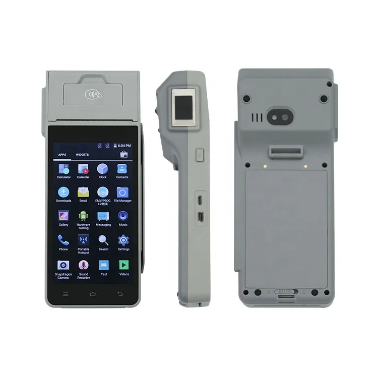 New arrivals ZCS Z90 handheld touch screen android gprs terminals contactless  smart POS