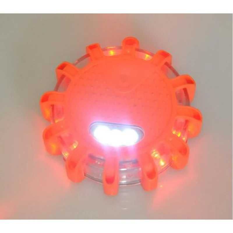  Waterproof Bicycle Warning Light Flare Emergency Road Disc Safety Flashing Roadside Beacon Tool