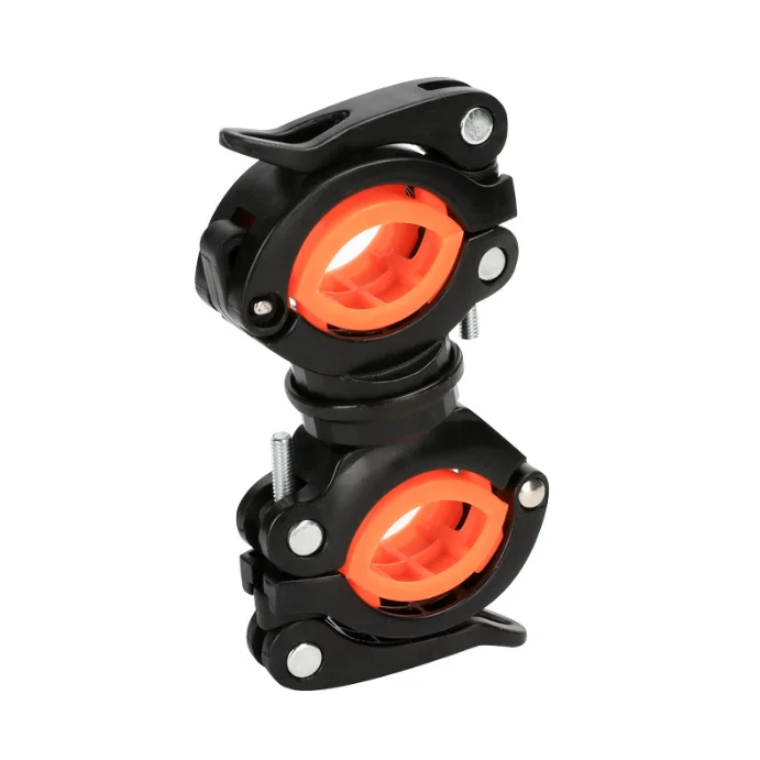 360 Degree Rotatable MTB Bike LED Front Light Flashlight Mount Holder Cycling Lamp Torch Mounting Bracket