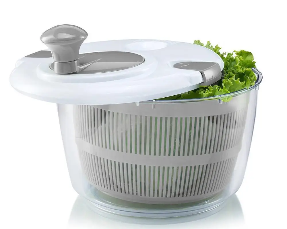 Amazon hot sale professional multifunctional large plastic foldable collapsible industrial commercial salad spinner