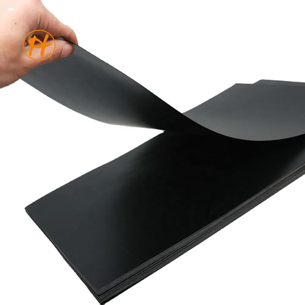 Factory supply Matte Black White PVC Sheet Plastic Rigid PVC roll for printing