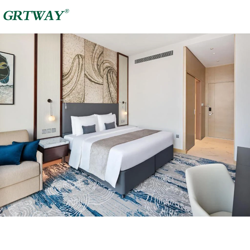 GRT6142 Hotel Bedroom Sets Modern Luxury King Size Furniture Wyndham Custom Made Hotel Furniture