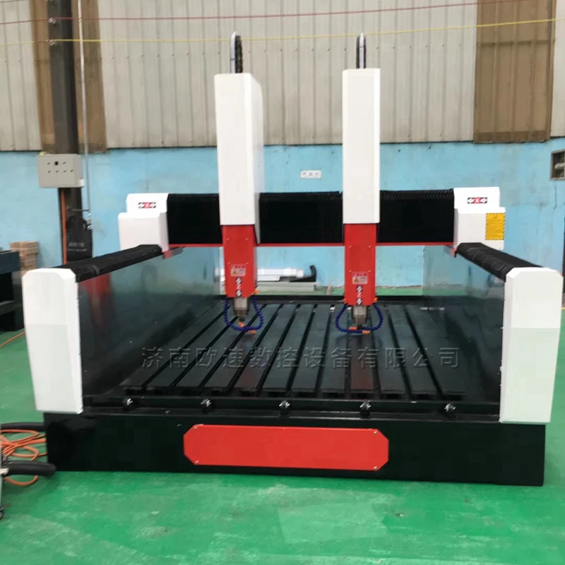 3D CNC Router for Stone CNC Carving Machine 5.5kw Spindle DSP Handle