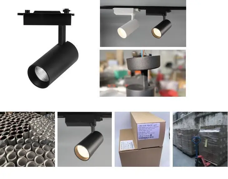 3000k cob led track light