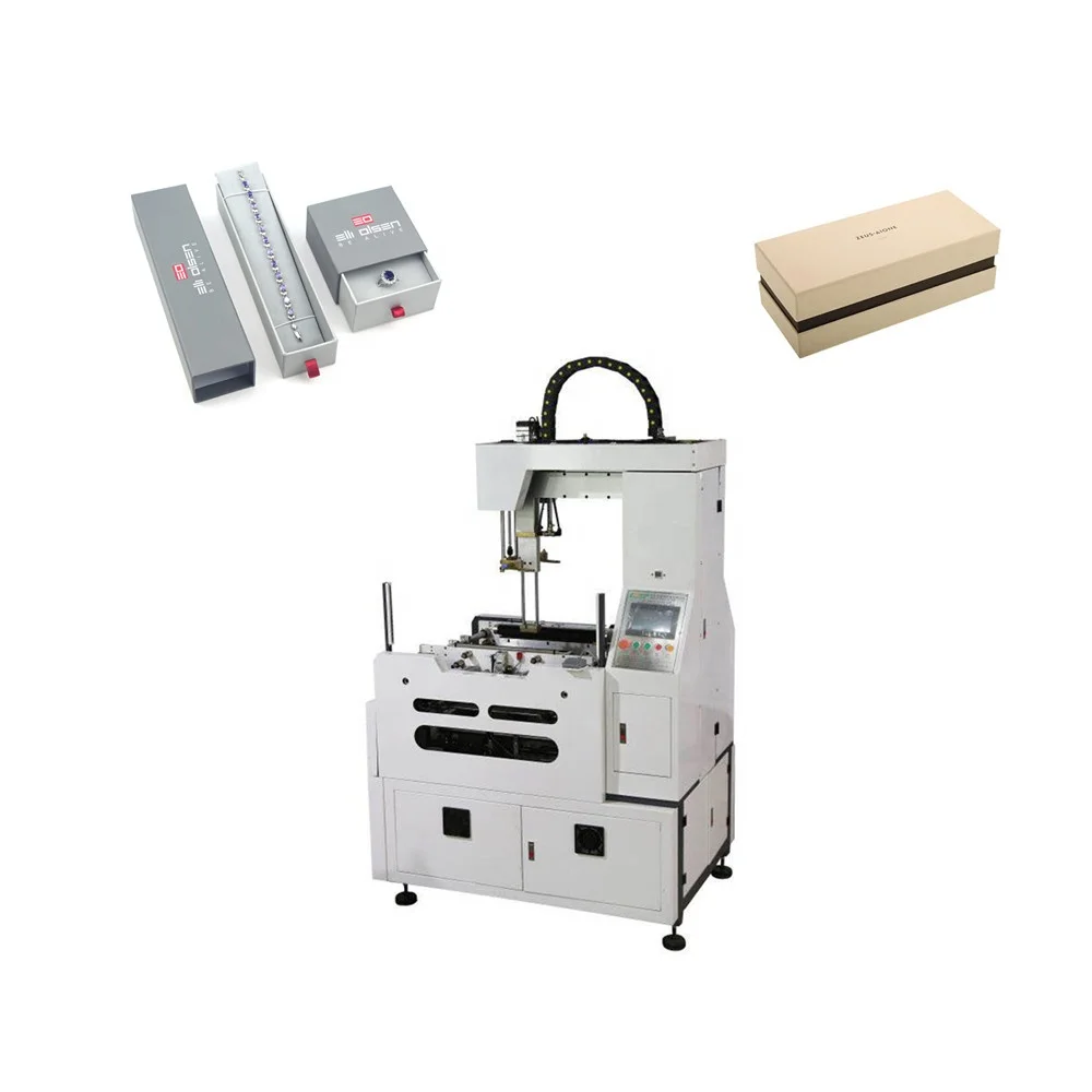 Maquina Caja rigida HM-500Z Maquina formadora automatica de cajas rigidas para todo tipo de fabricacion de cajas rigidas