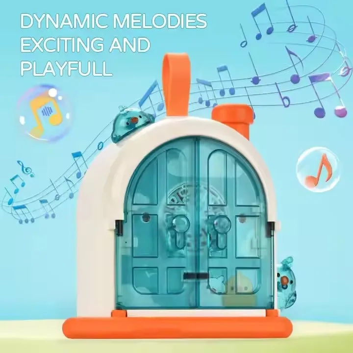 Dreamy House Bubble Machine Toy With Light Automatic Fantasy Bubble Blower Machine Toy Outdoor Soap Water Toy Best Gift For Kids