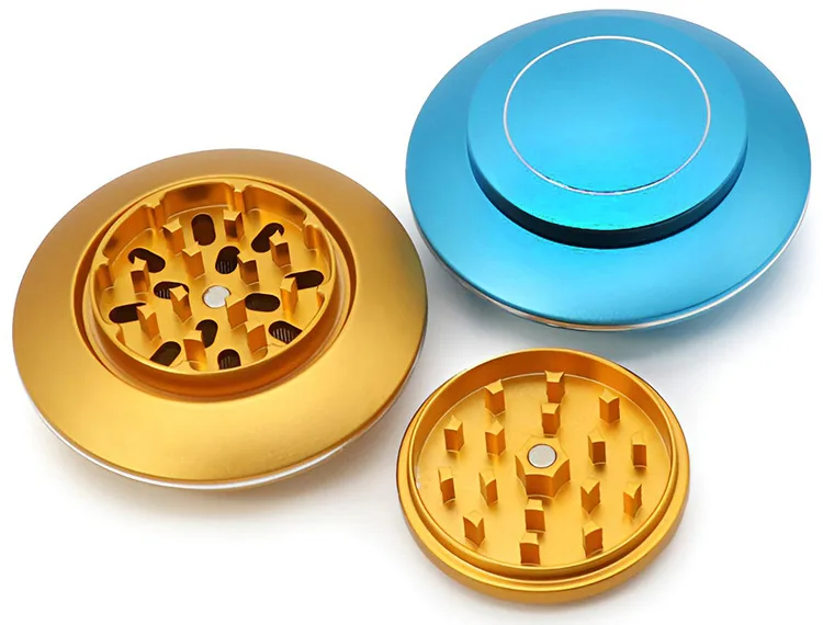 Smoking Accessory Shop Colorful New Arrival Manual Aluminum Herb Grinder Customized logo Manufacture Grinder Tobacco