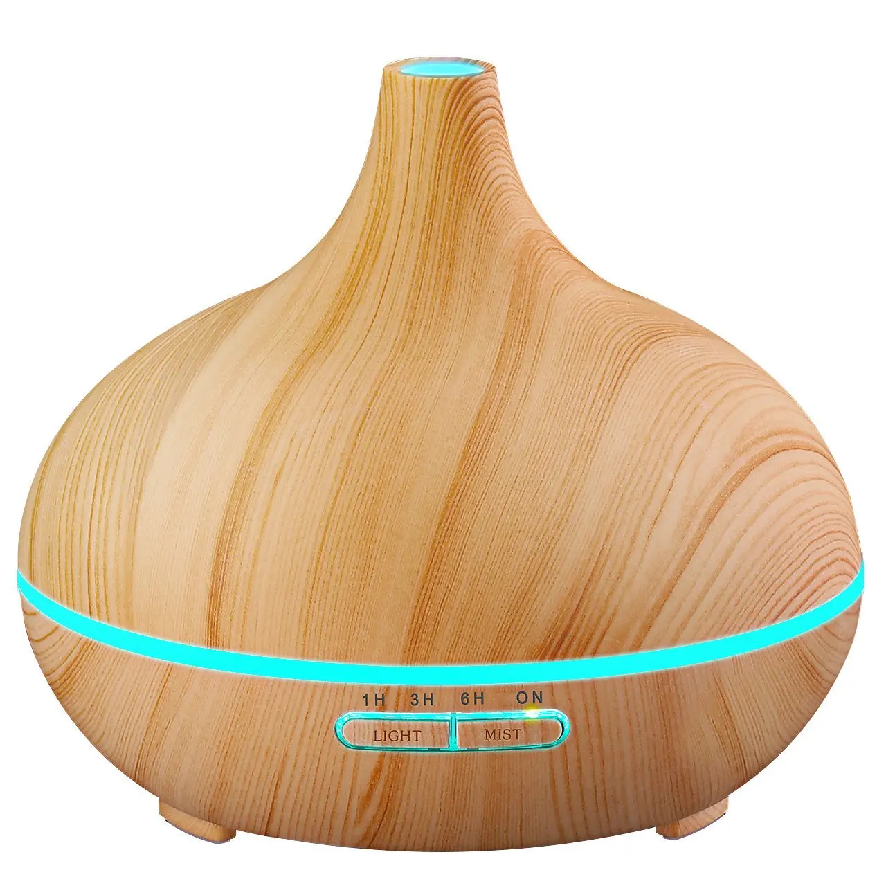 
2021 Amazon Hot Selling 500ml Electric Ultrasonic Aromatherapy Essential Oil Diffuser with Remote Control 