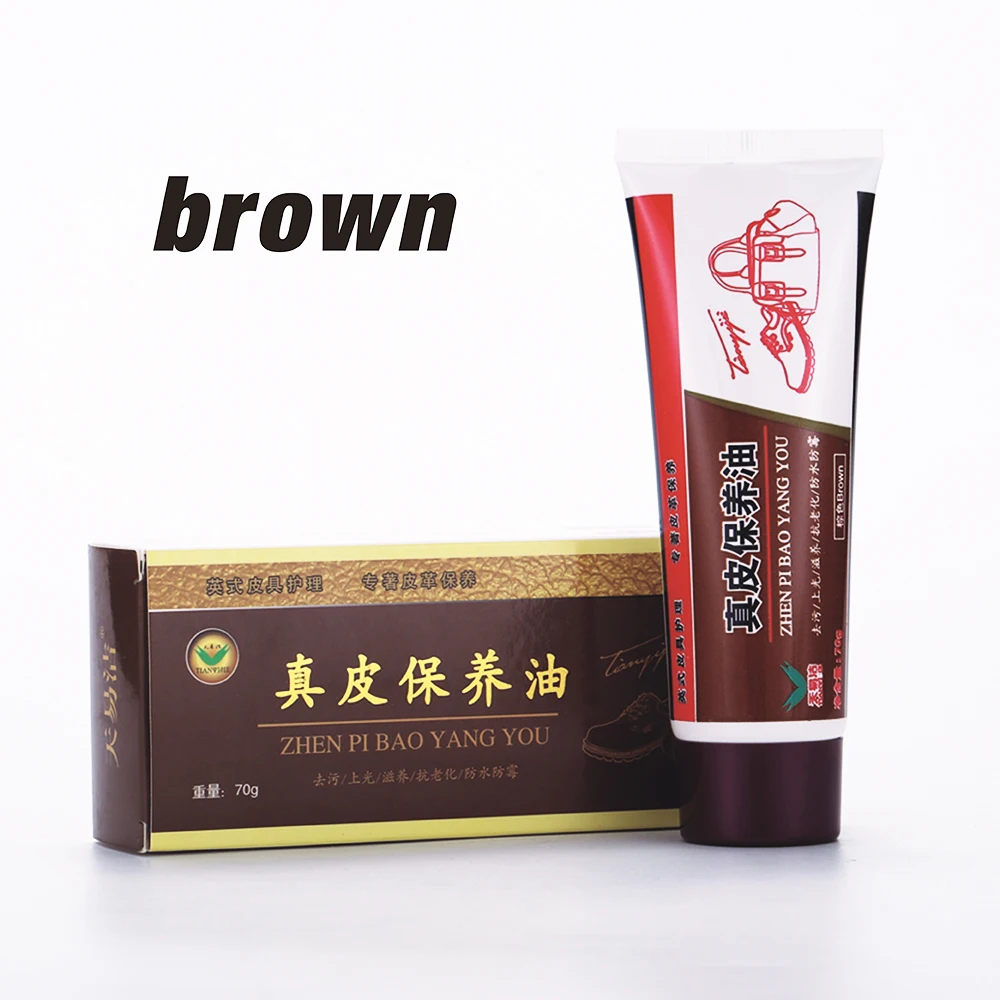Chinese shoe polish manufacturer paste shoe polish toothpaste brown leather shoes