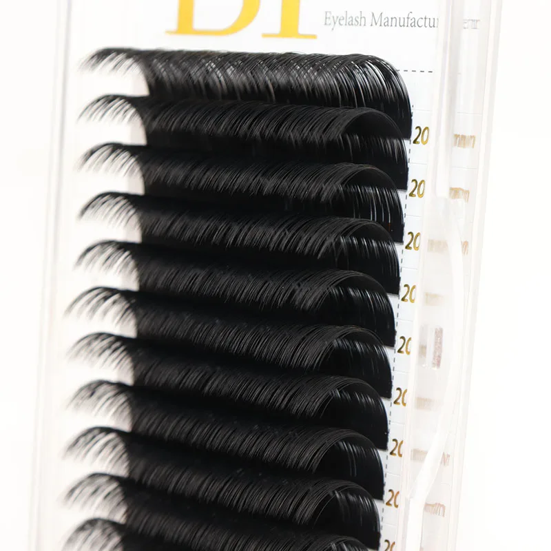 Ballylashes MINK LASH Hybrid Russian Volume Korea False Eyelash OEM Private Label Velour Silk Velvet Dark Lash Extensions Trays
