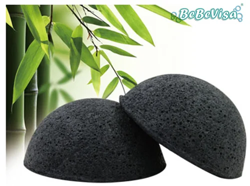 2020 hot sale organic for new born baby halfball shape konjac sponge private label