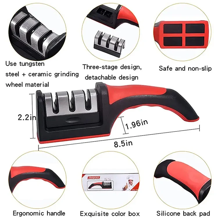 Afilador de cuchillos 3 stage knife sharpener machine sharpener knife sharpener professional