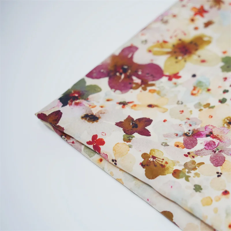 High quality new designs custom digital printing tencel lyocell fabric woven for dresses and t-shirts