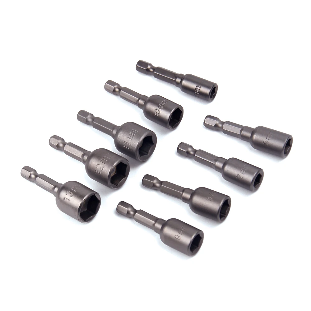 6-15mm 1 / 4 hex handle conversion strong magnetic socket wrench 65mm electric screwdriver socket