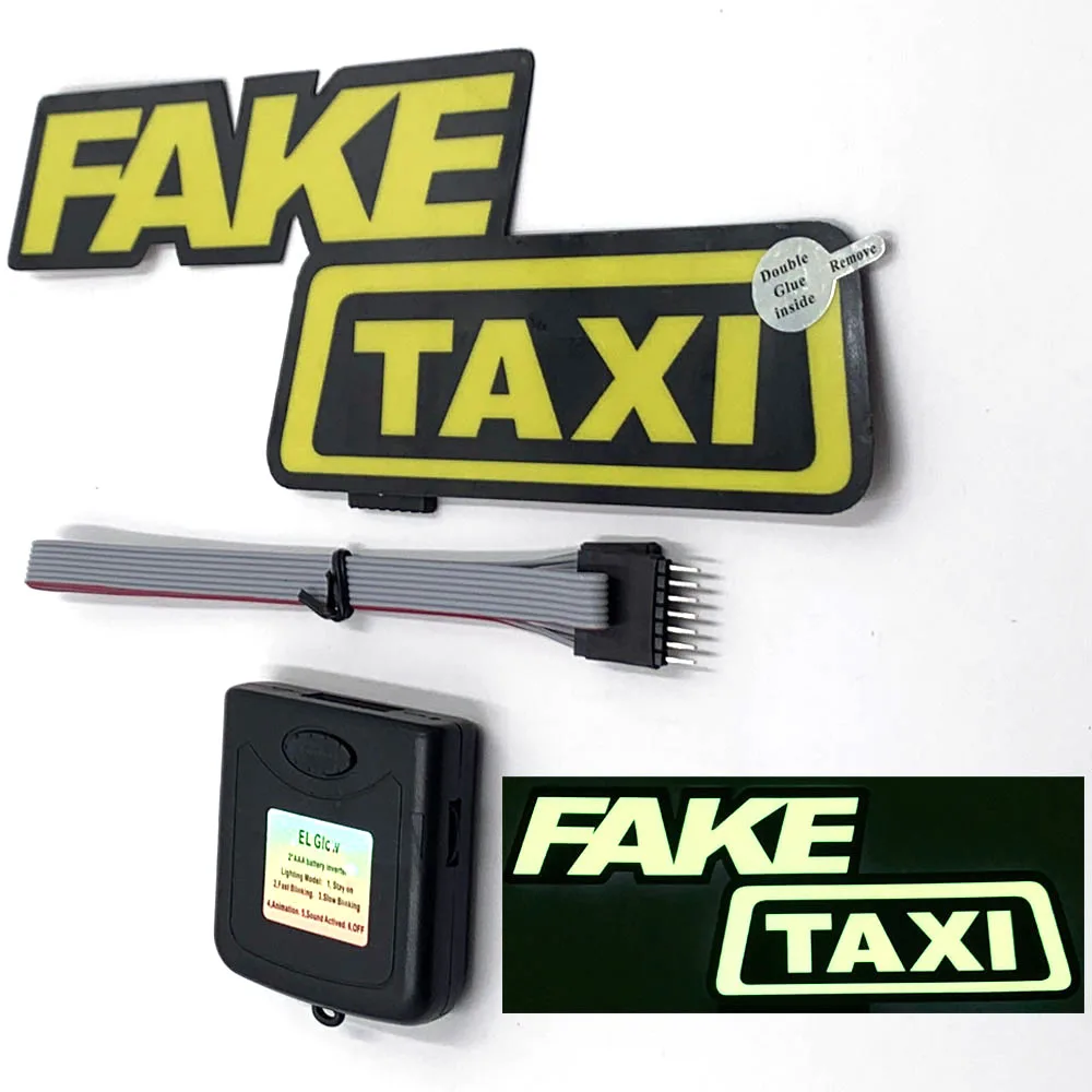 EL Electric Custom Sticker Heart Led Glow In The Dark Led Light Electric Stickers Panel  For Car