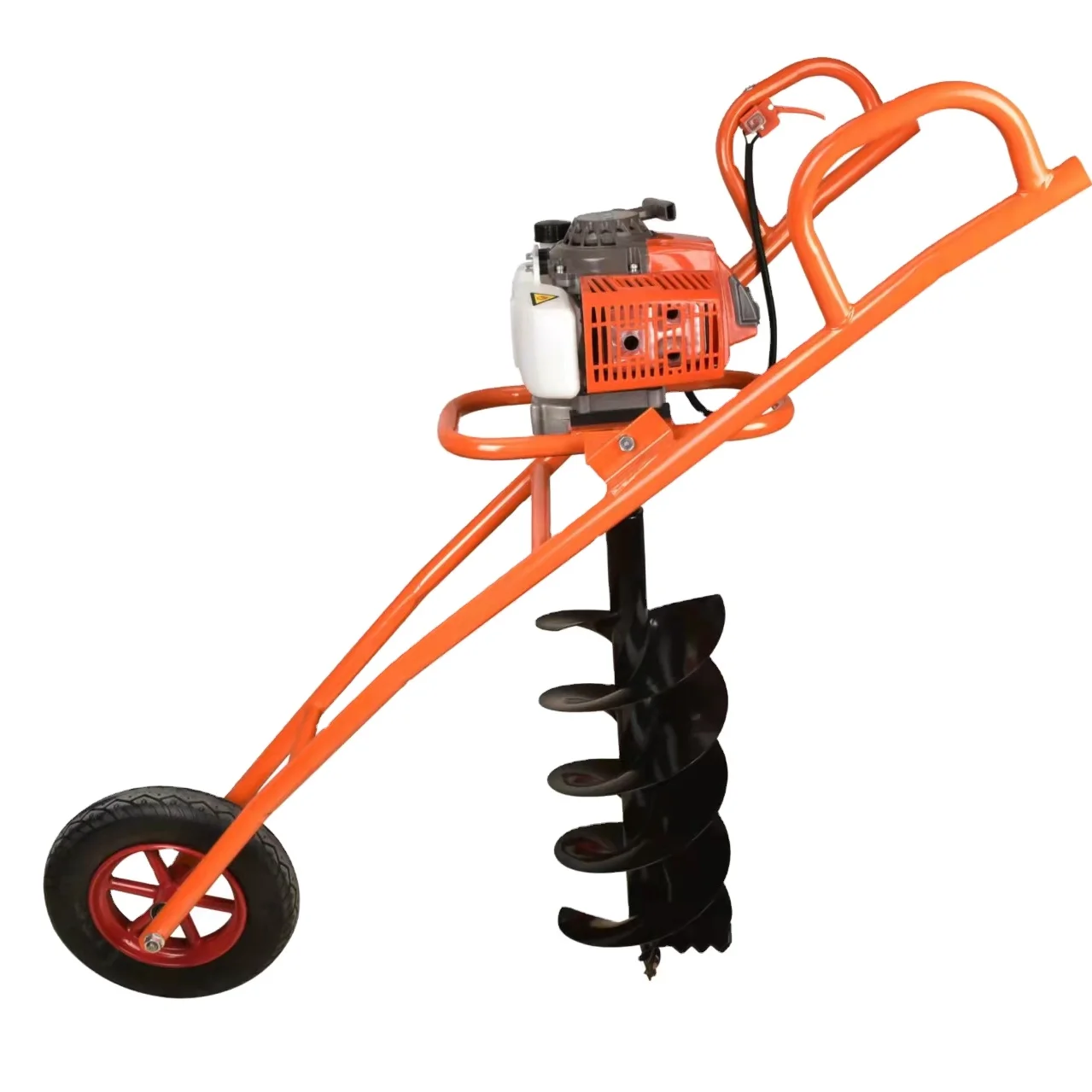 62cc  Earth Auger Drill Auger 2 Stroke Gasoline Earth Auger Garden Agriculture Hole Drilling Machine