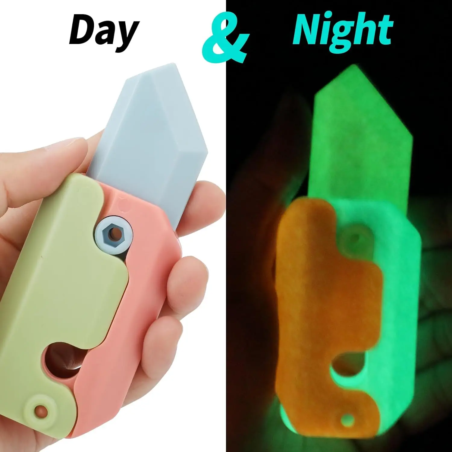 Glow in the Dark Gravity Fidget Toys Sensory Knife Fidget Toys for Kids & Adults