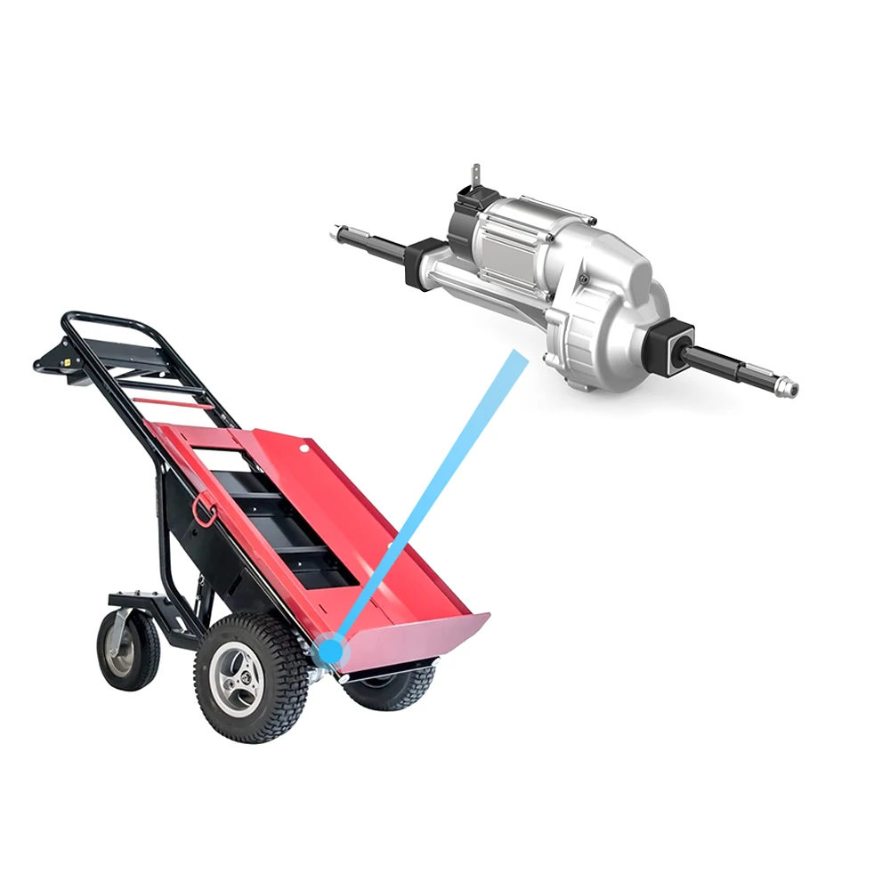 Electric Transaxle With 24V-48V 500W-800W Brushless DC Motor For Kids Driving Cars