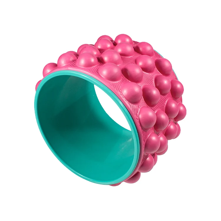 3D Hard customized Massage EVA ABS eco back roller anti slip yoga massage wheel