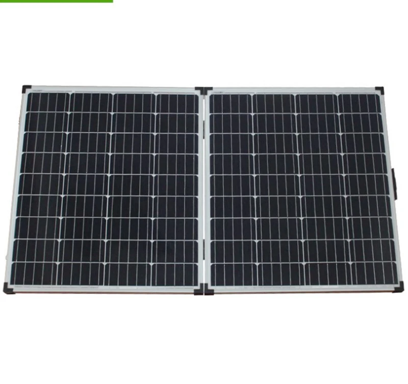Camping and Car Using Portable Foldable Solar Panels Case Charger 120W 10A Compact Solar Generator Solar Panel folding suitcase