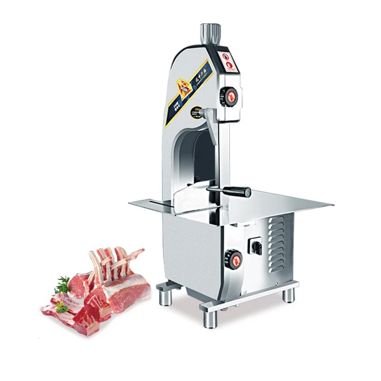Table Top Bone Saw Cow Goat Beef Frozen Meat Cutter Cutting Band Saw Bone saw Machine