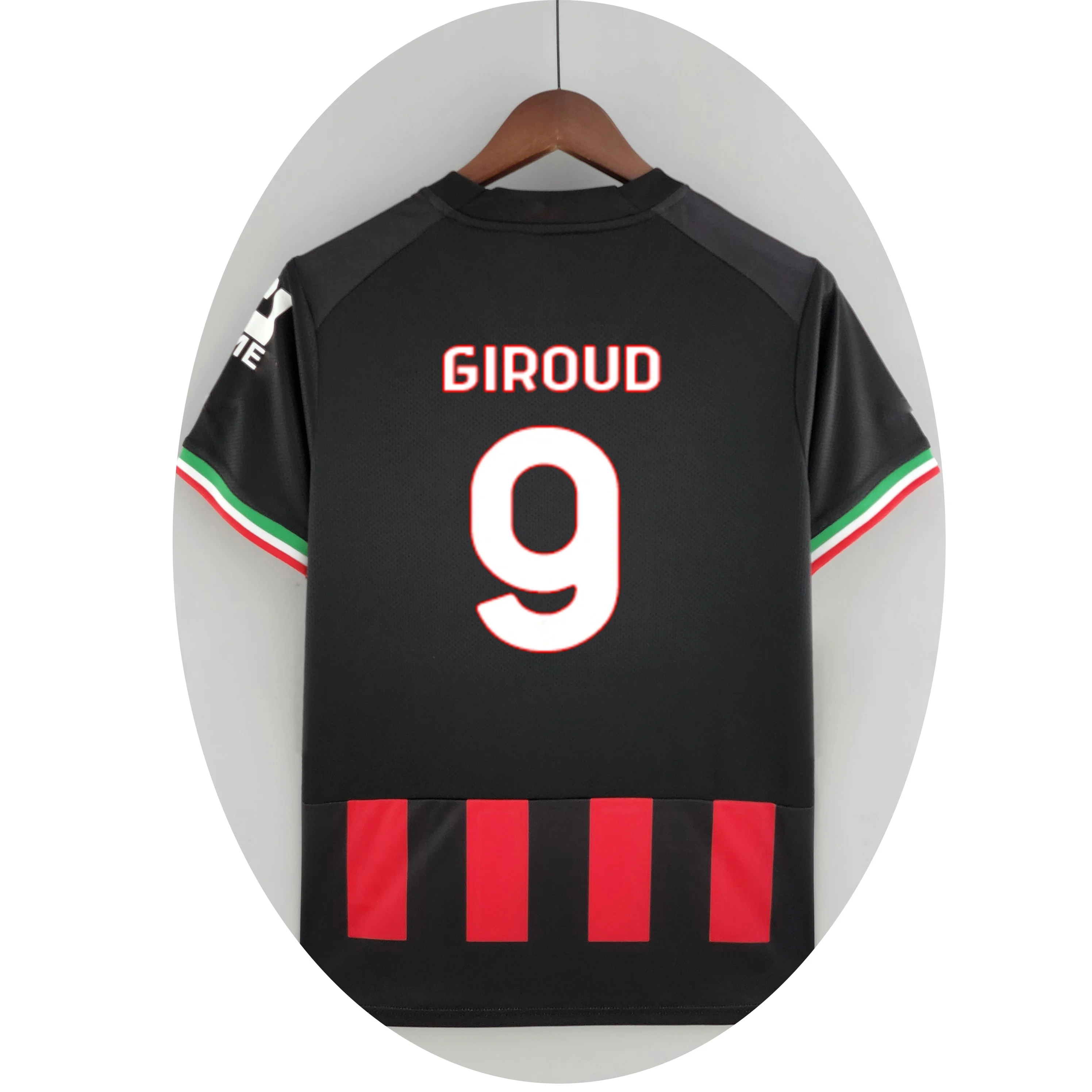 AC 2022-2023 новая Миланская футбольная одежда IBRAHIMOVIC Футбольная майка TONALI футболка GIROUD фанатская