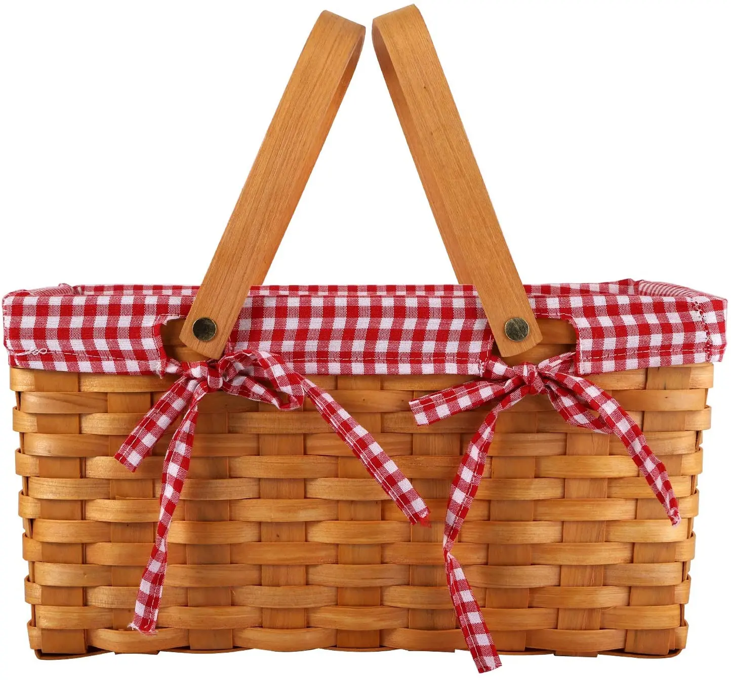 2 person handcraft weaving gift basket woven wicker picnic baskets