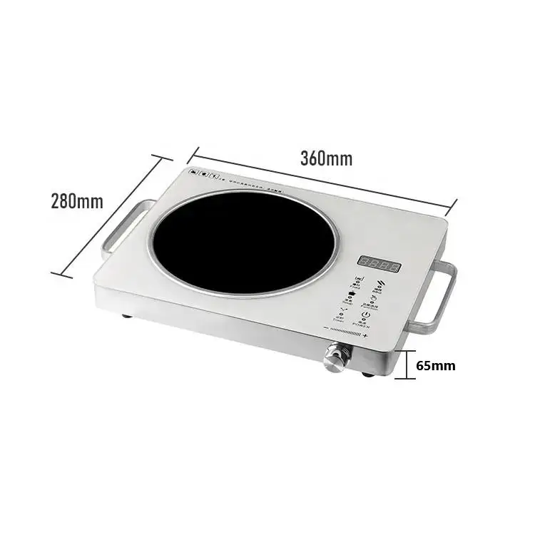 Factory Latest Single Infrared Cooker 220v~240v With Single Ring Heating Plate And Stainless Steel From