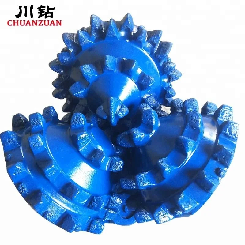Drilling water wells tungsten carbide roller bits 17 1/2' bit with steel teeth tricone bit