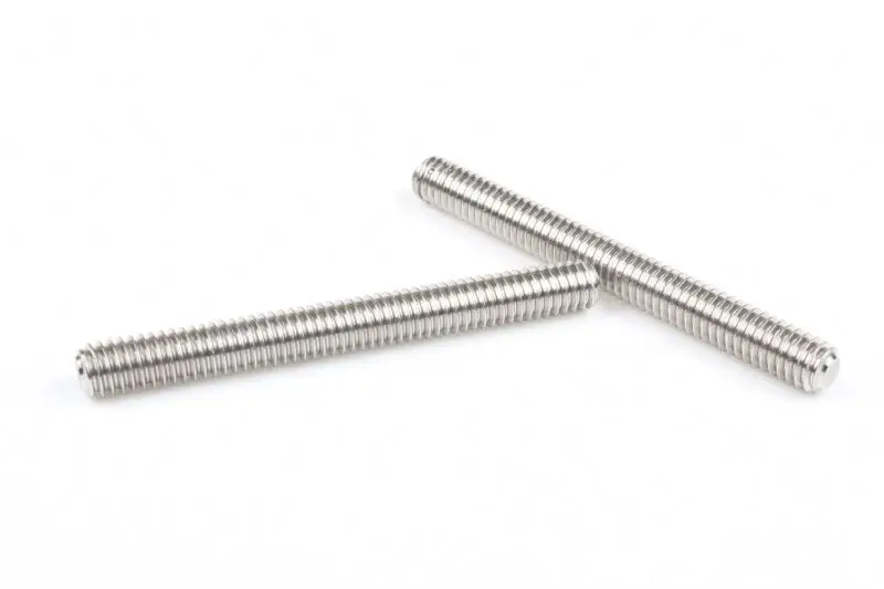 Reasonable Price Customized Carbon Steel  Threaded Stud m8 Stud Bolt Thread Bar Threaded Rod