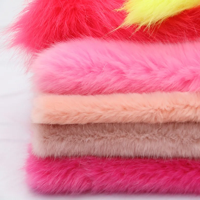 
Ready to Ship Long Hair Faux Fox Fur Fabric Fake Fur 